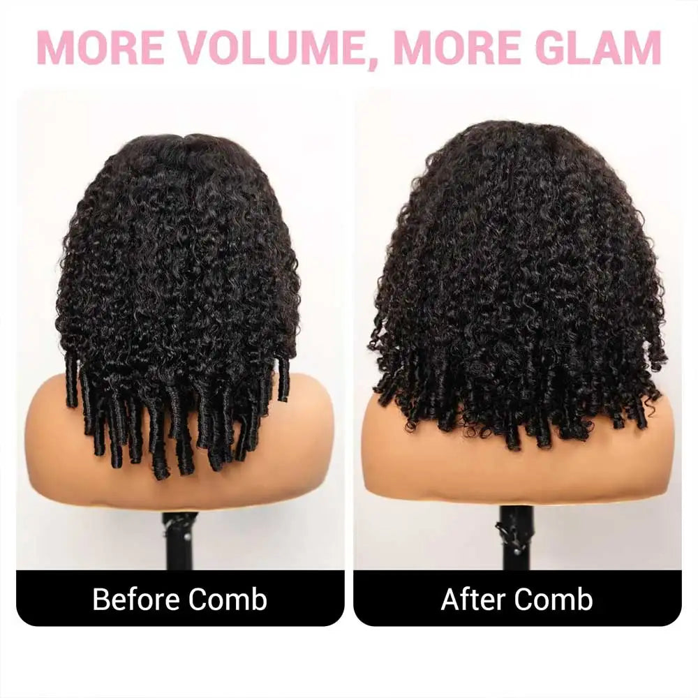 250% Density Burmese Curly Human Hair Wig 13x4 HD Transparent Lace Frontal Wigs Pre Plucked Rem Burmese Human Hair Wigs 28 Inch