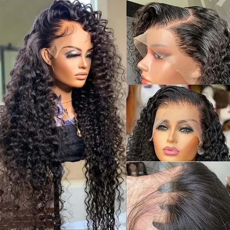 The Curly Silhouette | Premium HD Lace Frontal Unit