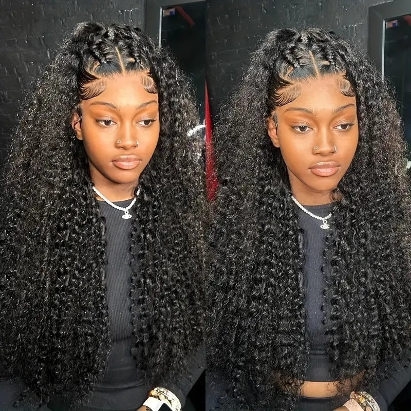 The Curly Silhouette | Premium HD Lace Frontal Unit